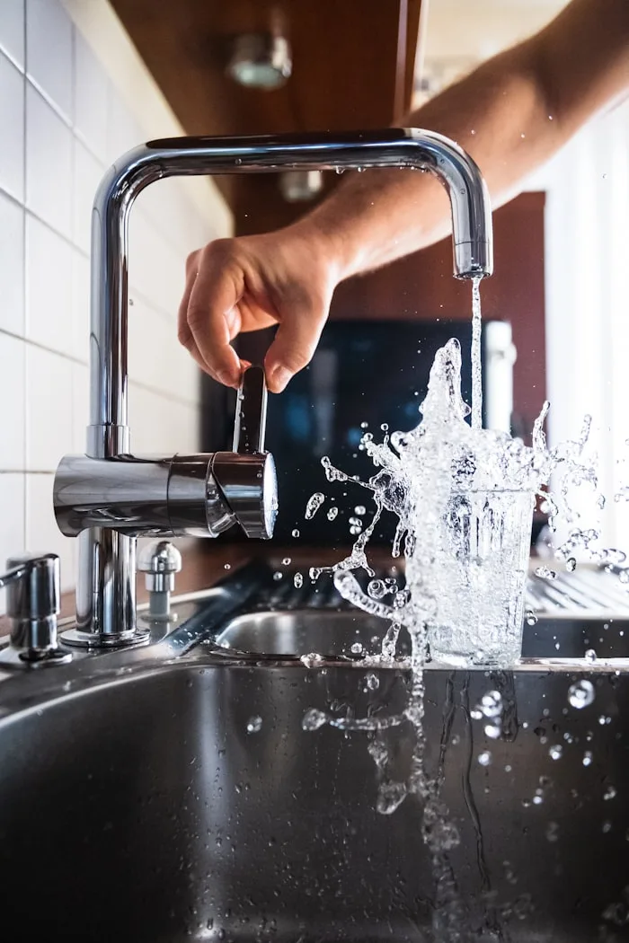 Goutte d'eau pure