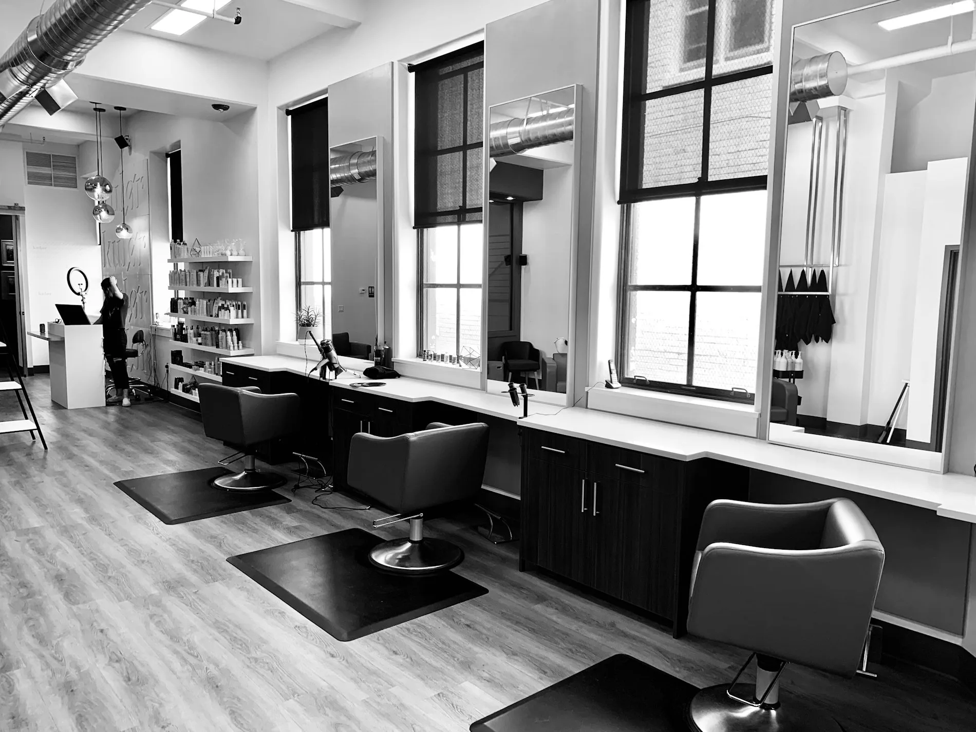 Modern Hair Salon Interior